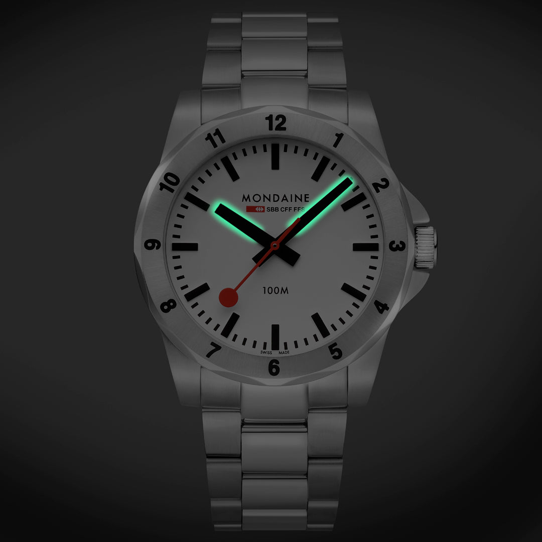 Mondaine Numeri White Watch MDN-491 Image 3