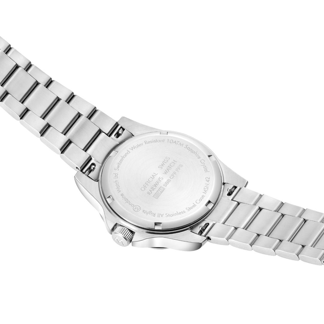 Mondaine Numeri White Watch MDN-491 Image 5