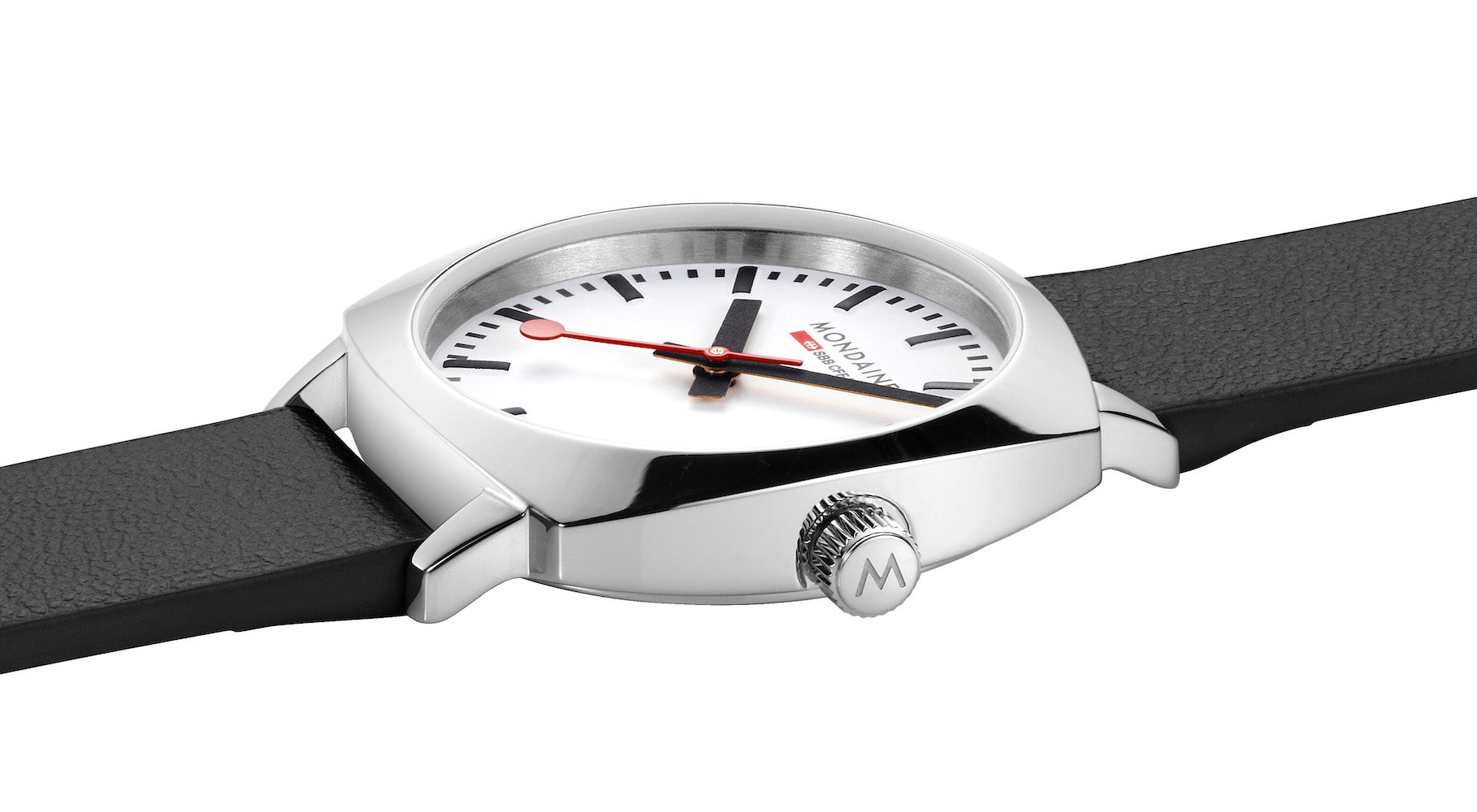 Mondaine Official Swiss Railways Cushion Watch MDN-455 Image 3