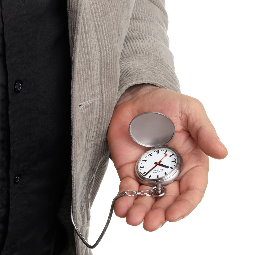 Mondaine Pocket Watch 48mm Limited Edition Watch MDN-519 Image 8