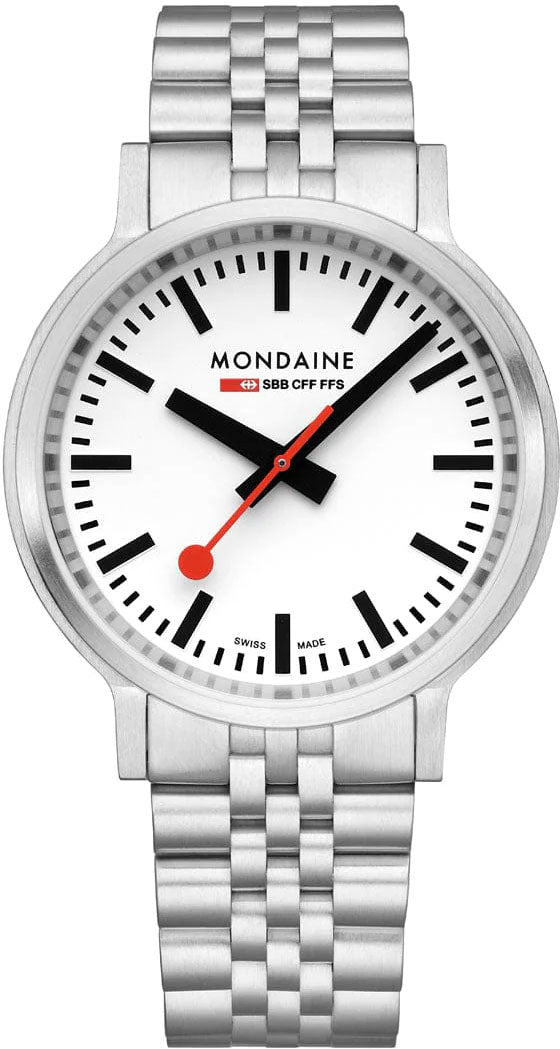 Mondaine SBB Stop2Go BackLight White Watch MST.4101B.SJ.2SE Image 2