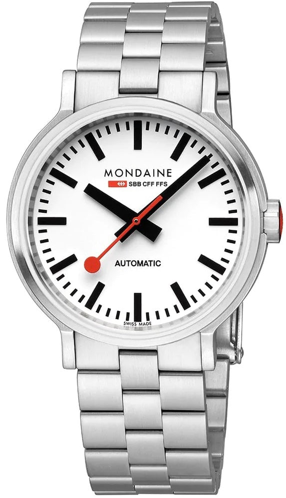 Mondaine The Original Automatic BackLight Bracelet Watch MST.4161B.SJ Image 1