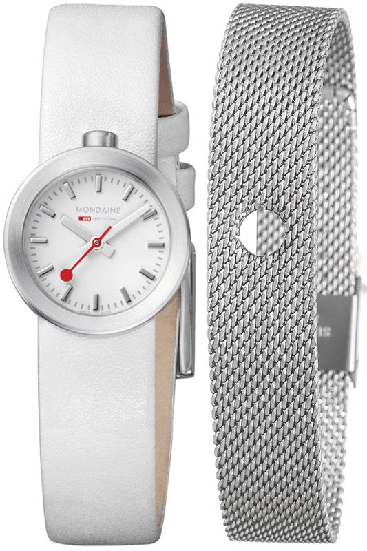 Mondaine Watch Aura White A666.30324.16SBA.A Image 1