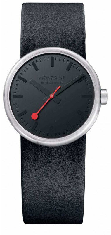 Mondaine Watch Bold Black D MDN-109 Image 1