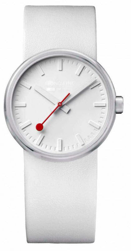 Mondaine Watch Bold White D A658.30306.16SBA Image 1