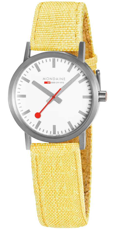 Mondaine Watch Classic 30mm Modern Yellow A658.30323.17SBE Image 2