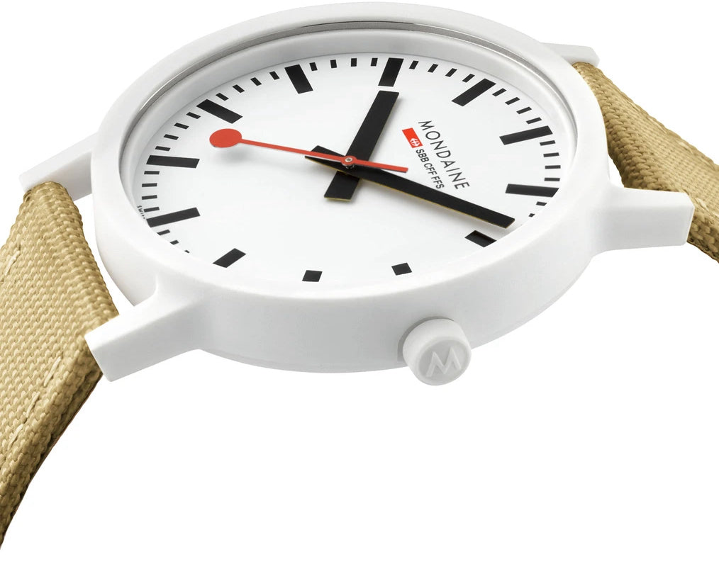Mondaine Watch Essence White Unisex D MS1.41110.LS Image 3