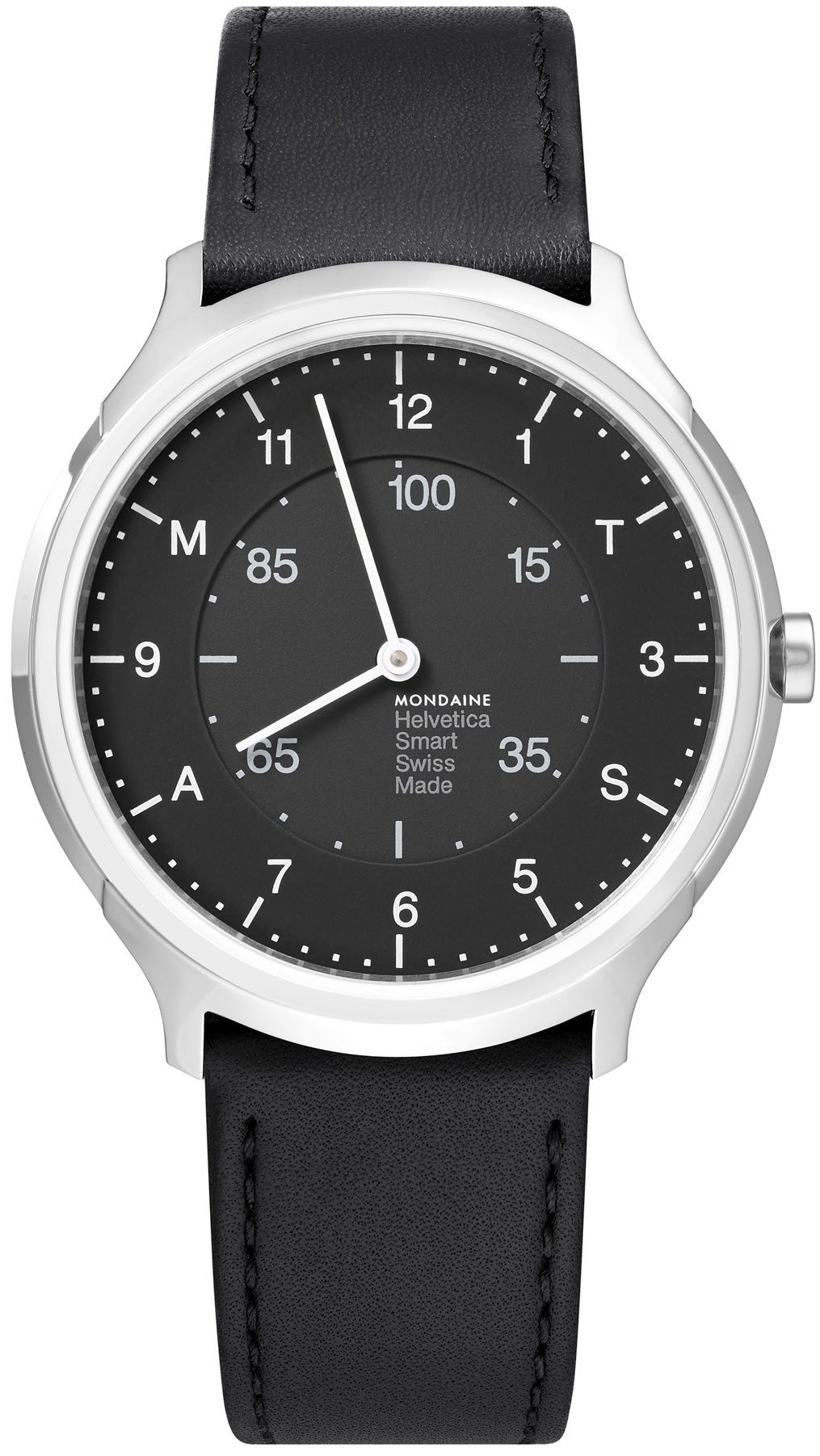 Mondaine Watch Helvetica No.1 Regular Smartwatch D MH1.R2S20.LB Image 1