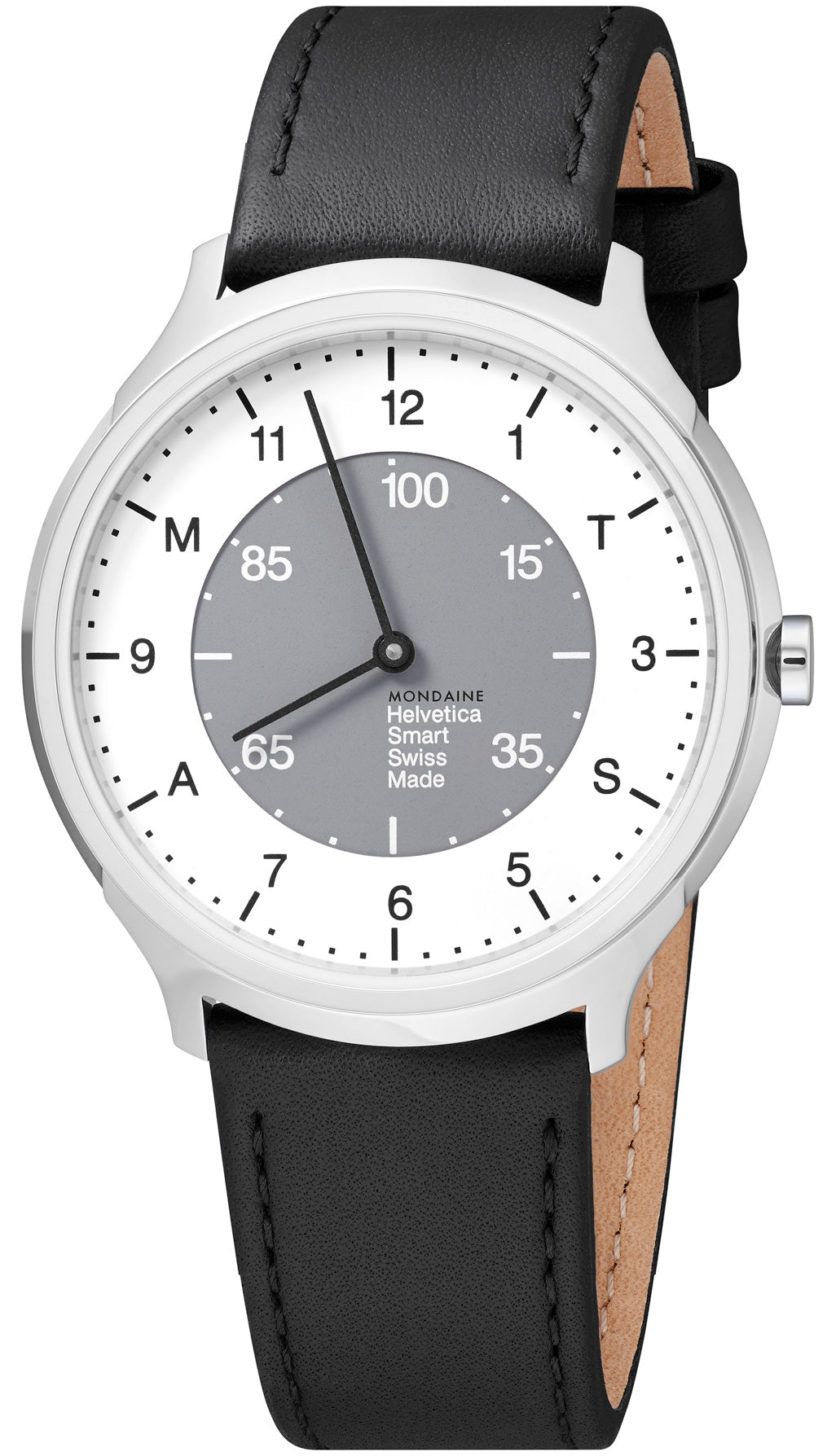 Mondaine Watch Helvetica No.1 Regular Smartwatch MH1.R2S10.LB Image 2
