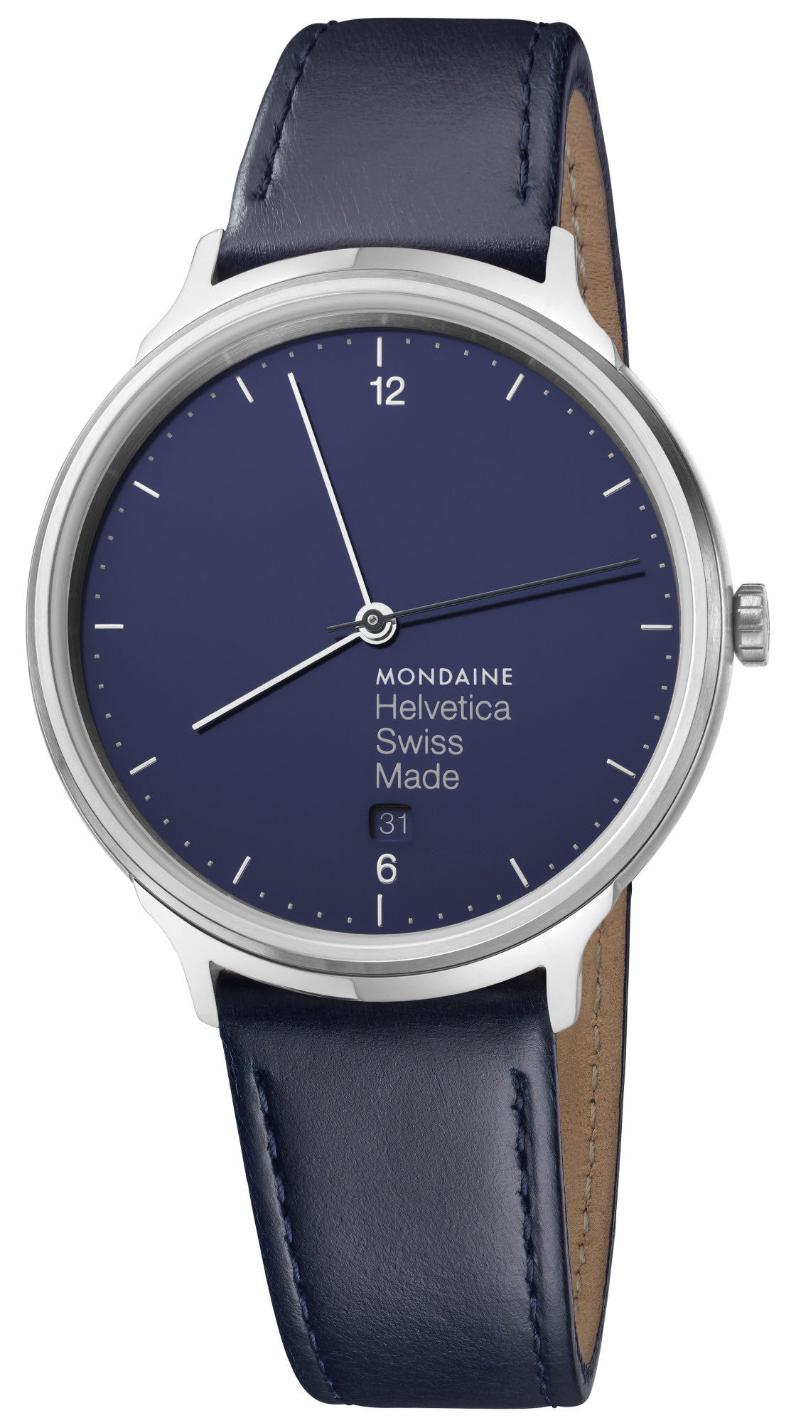 Mondaine Watch Helvetica No1 Blue Marine MH1.L2240.LD Image 1
