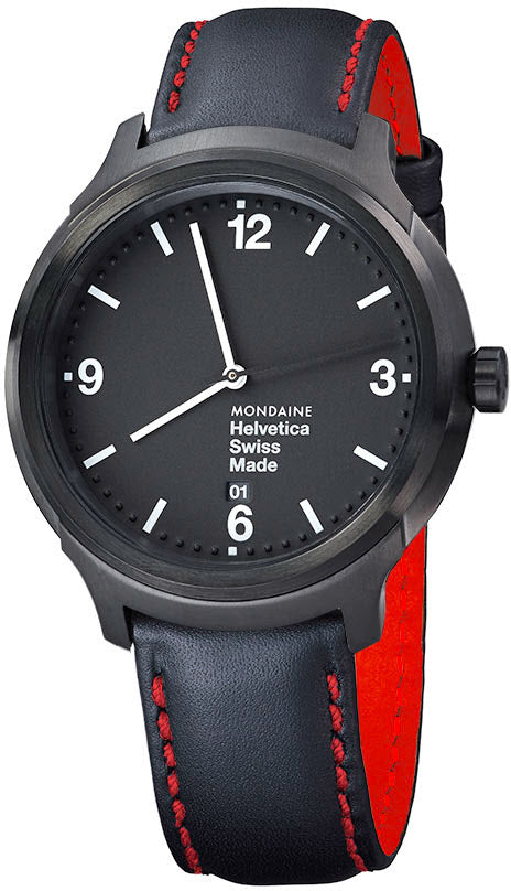Mondaine Watch Helvetica No1 Bold 43 MH1.B1221.LB Image 1