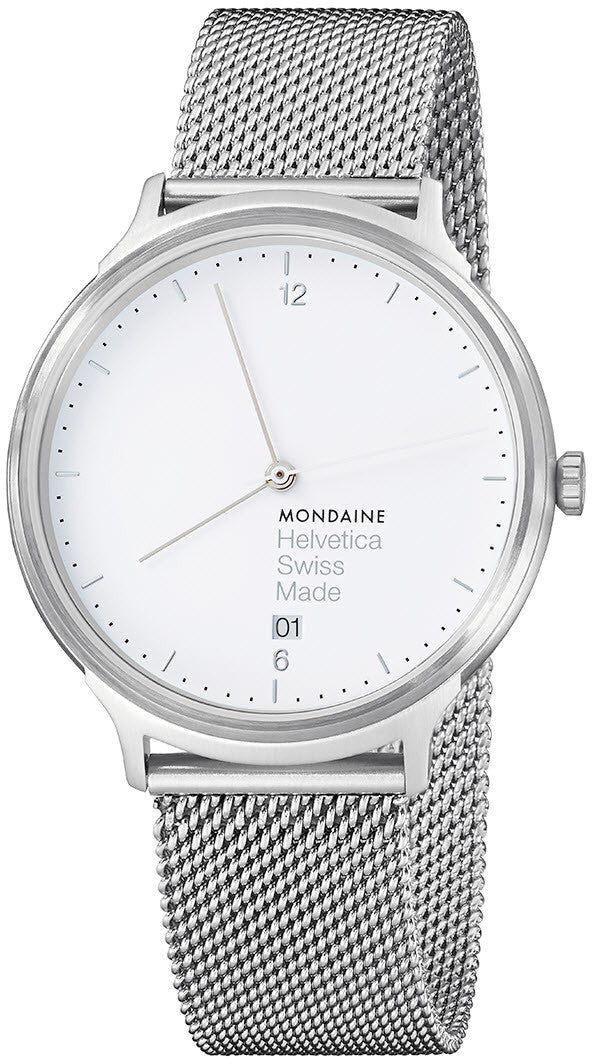 Mondaine Watch Helvetica No1 Light 38 D MH1.L2210.SM Image 1