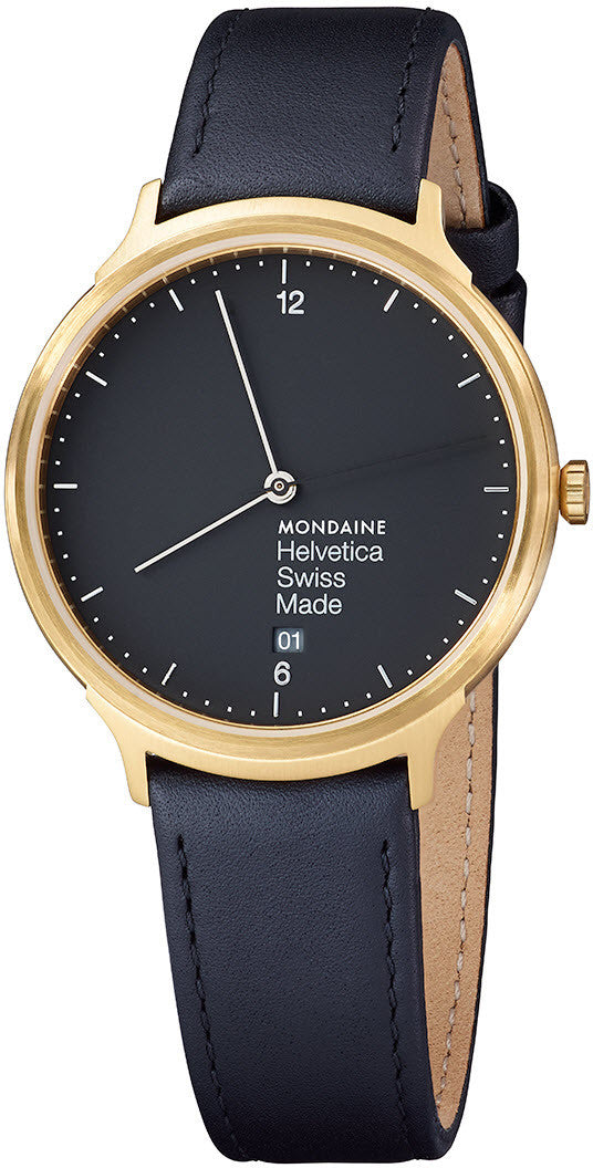 Mondaine Watch Helvetica No1 Light 38 D MH1.L2221.LB Image 1