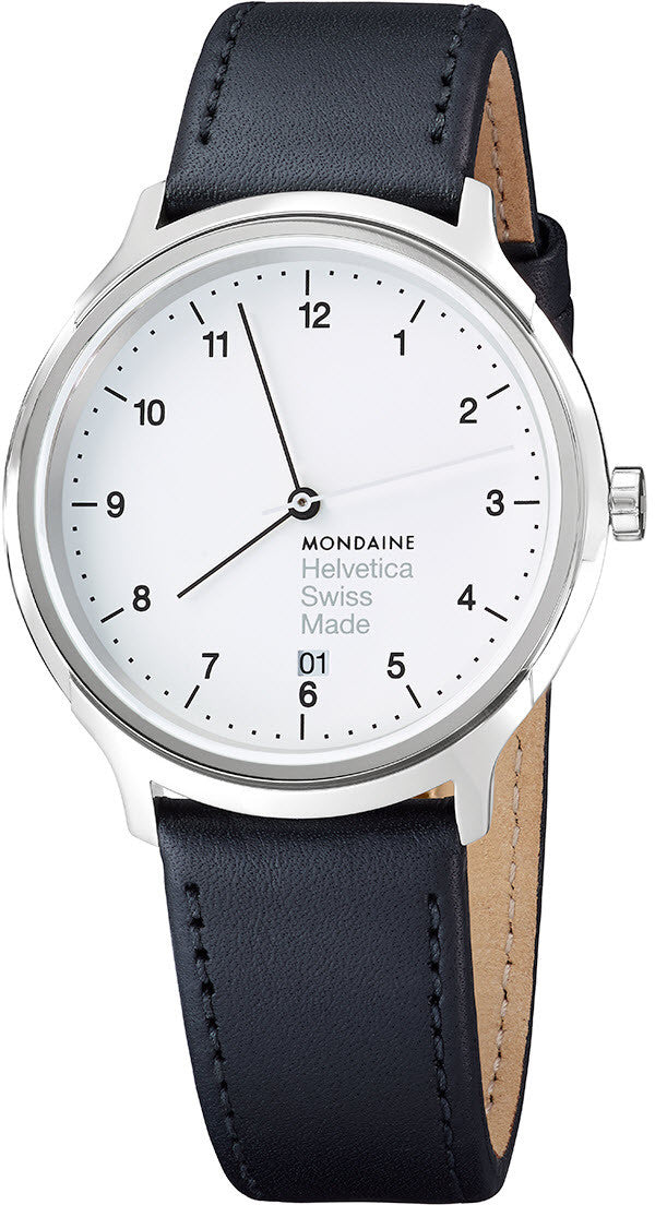 Mondaine Watch Helvetica No1 Regular 40 MH1.R2210.LB Image 1