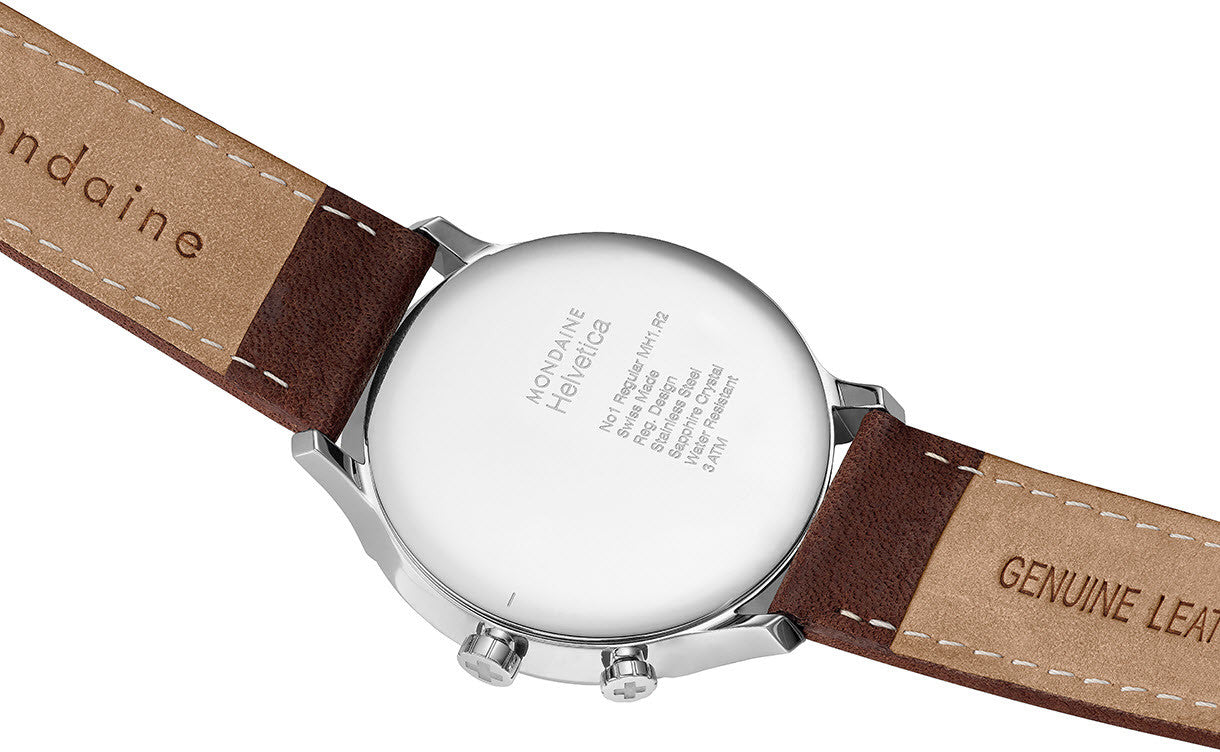 Mondaine Watch Helvetica Regular MH1.R2010.LG Image 3
