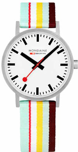 Mondaine Watch SBB Classic Yellow D A660.30360.16SBK Image 1