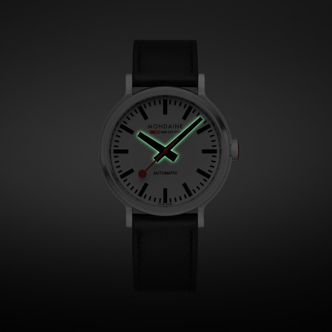 Mondaine Watch The Original Automatic BackLight MST.4161B.LB Image 3