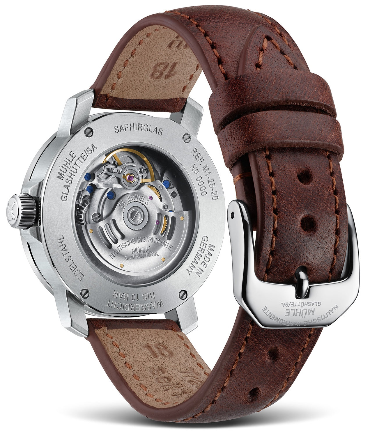Muhle Glashutte 29er Big Apricot Leather Watch M1-25-26-LB-II Image 2