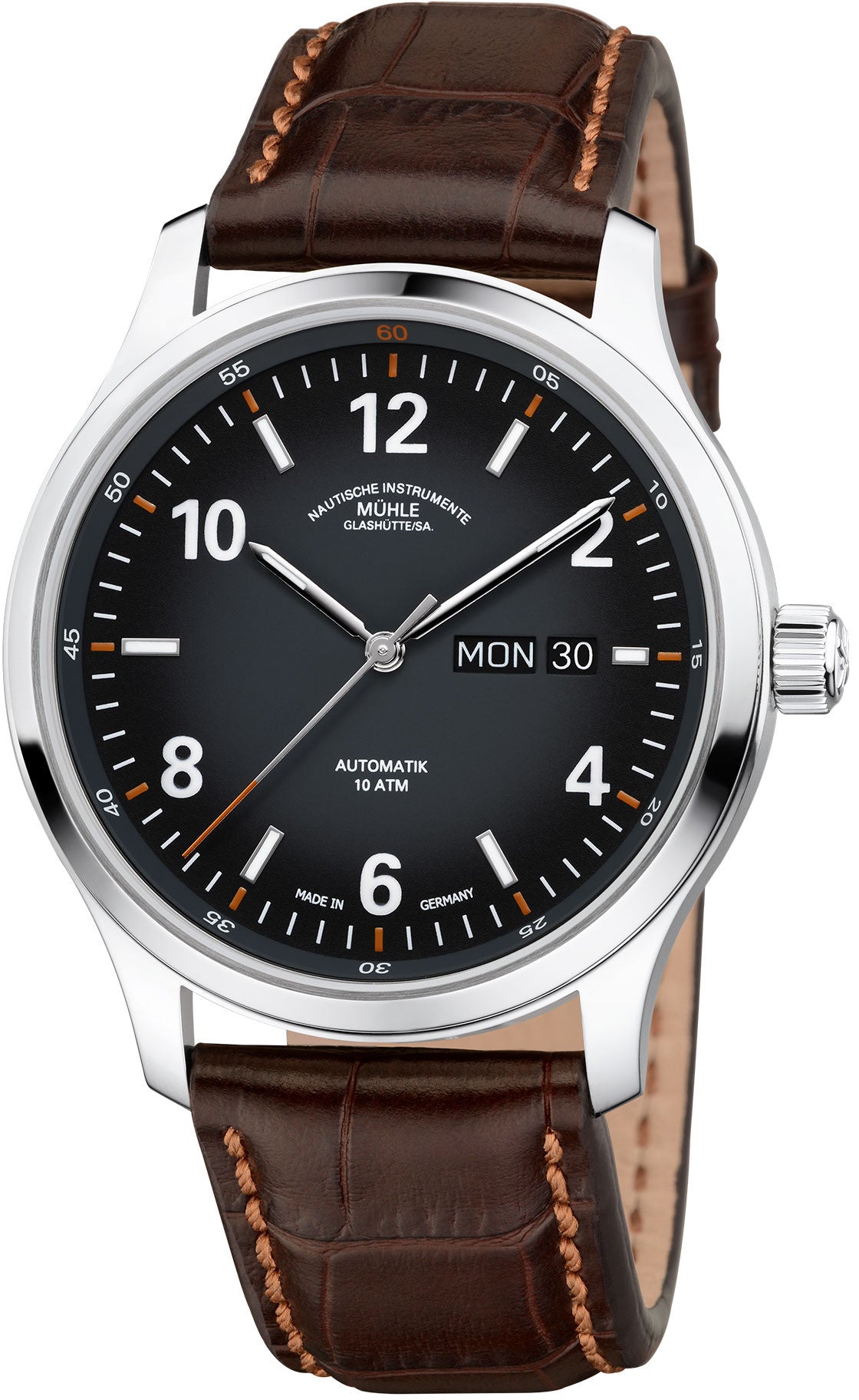 Muhle Glashutte Lunova Tag Datum Titanium Watch M1-43-26-LB Image 1