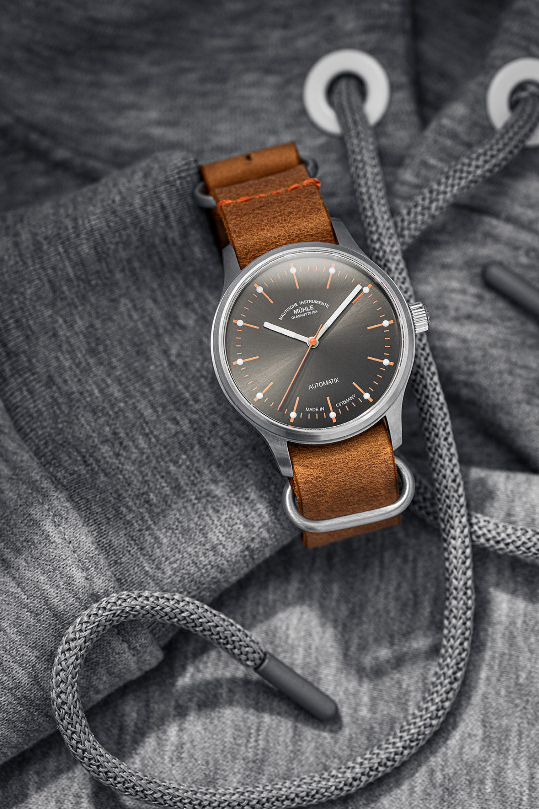 Muhle Glashutte Panova Grey Watch M1-40-75-LB Image 3