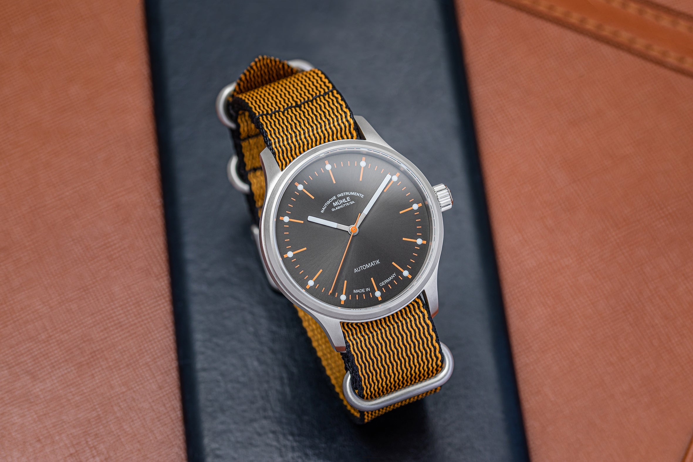 Muhle Glashutte Panova Grey Watch M1-40-75-NB Image 5