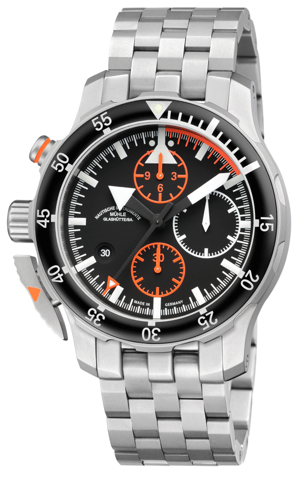 Muhle Glashutte S.A.R. Flieger-Chronograph Watch M1-41-33-MB Image 1