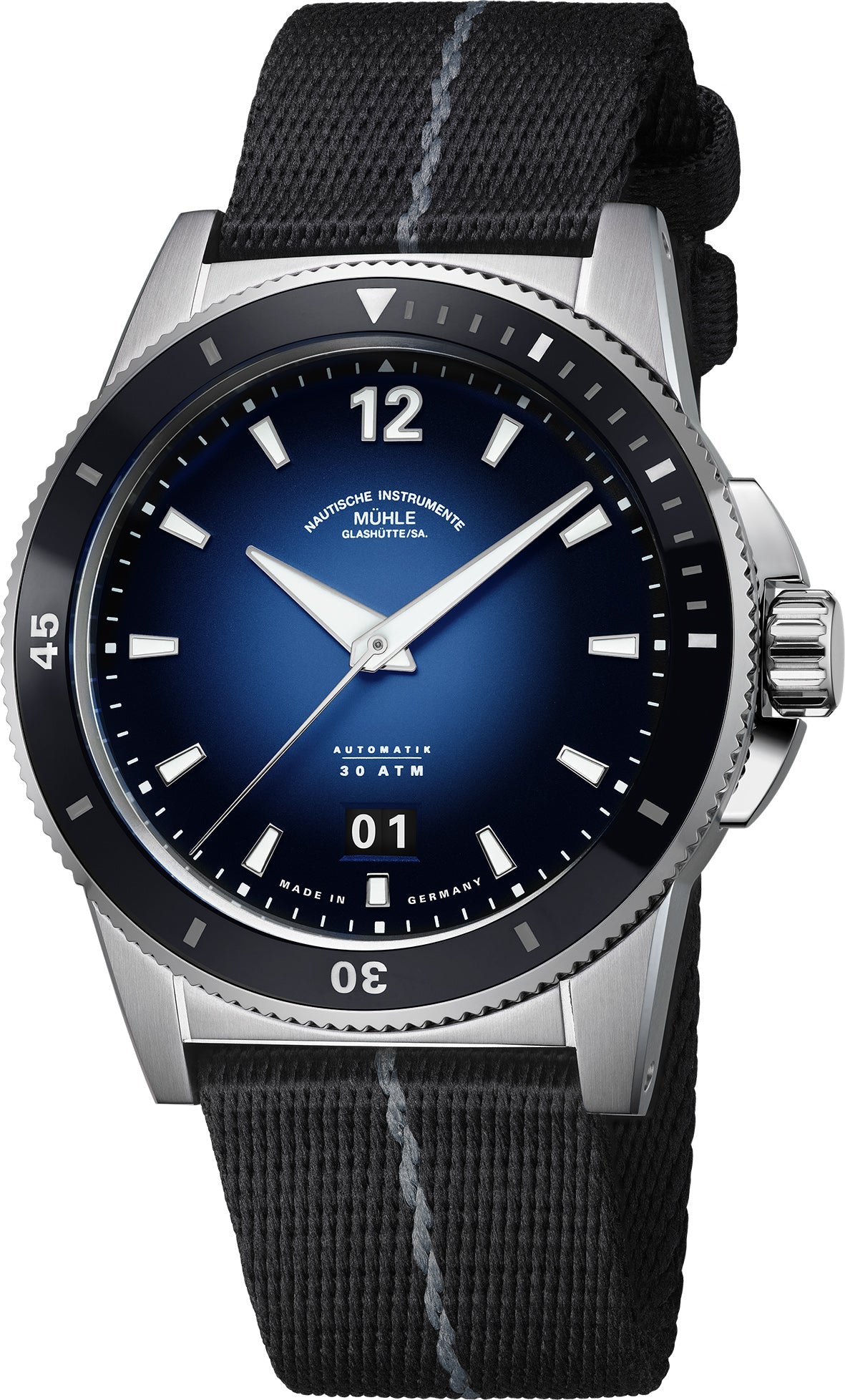 Muhle Glashutte Sportivo Big Date Blue M1-52-42-NB Image 1