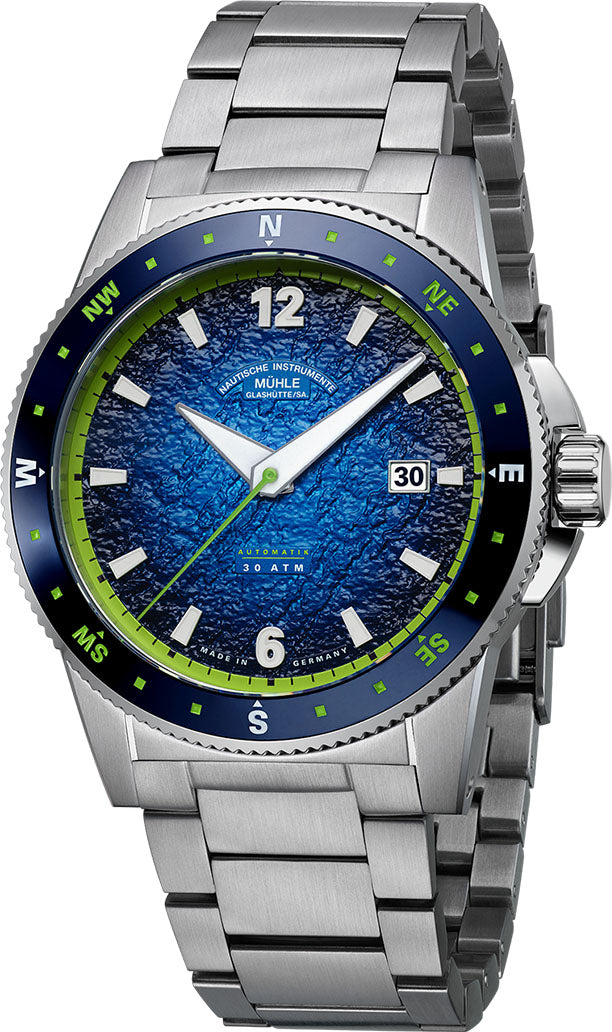 Muhle Glashutte Sportivo Compass Date Bracelet Watch M1-52-22-MB Image 1