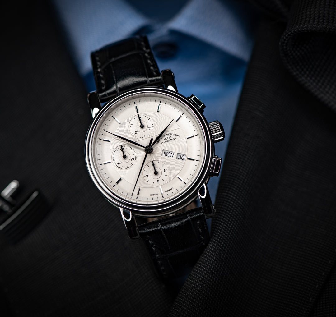 Muhle Glashutte Teutonia II Chronograph Watch M1-30-95-LB Image 6