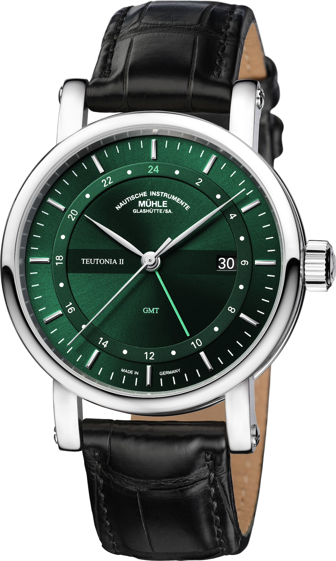 Muhle Glashutte Teutonia II GMT Watch M1-33-96-200-LB-I Image 1