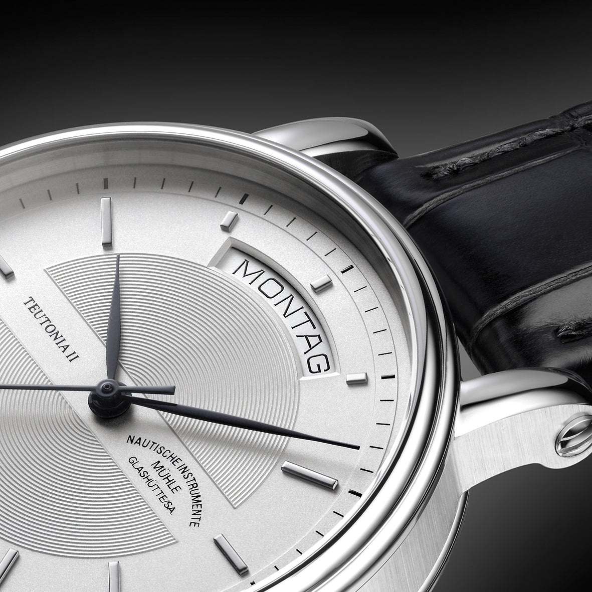 Muhle Glashutte Teutonia II Tag Datum Watch M1-33-65-MB Image 3