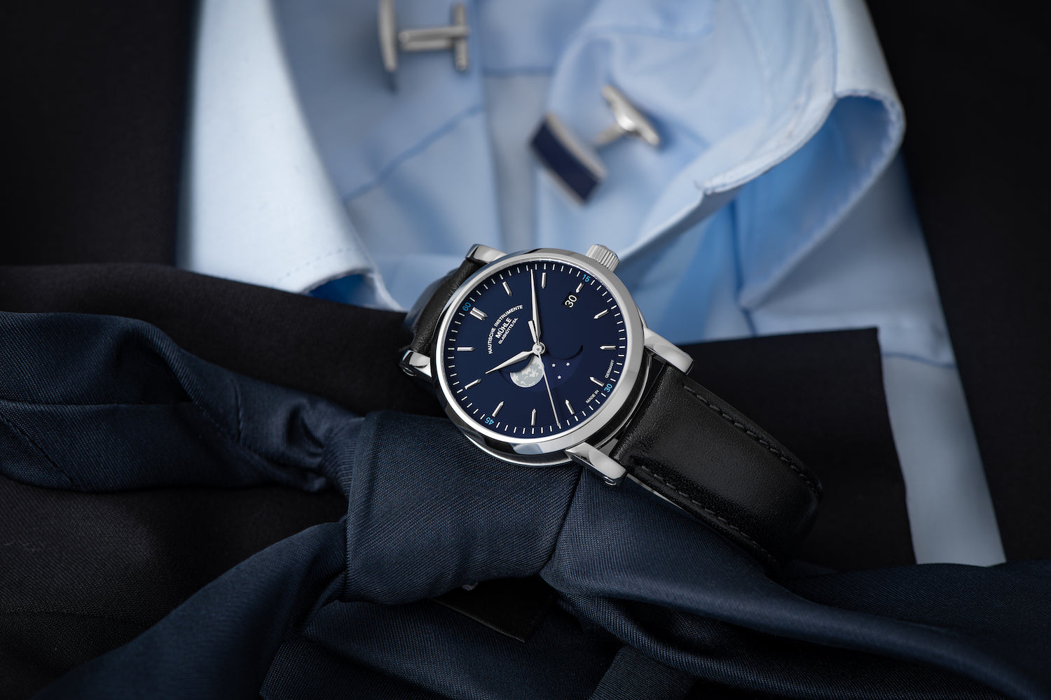 Muhle Glashutte Teutonia IV BlueMoon Watch M1-44-62-LB Image 4
