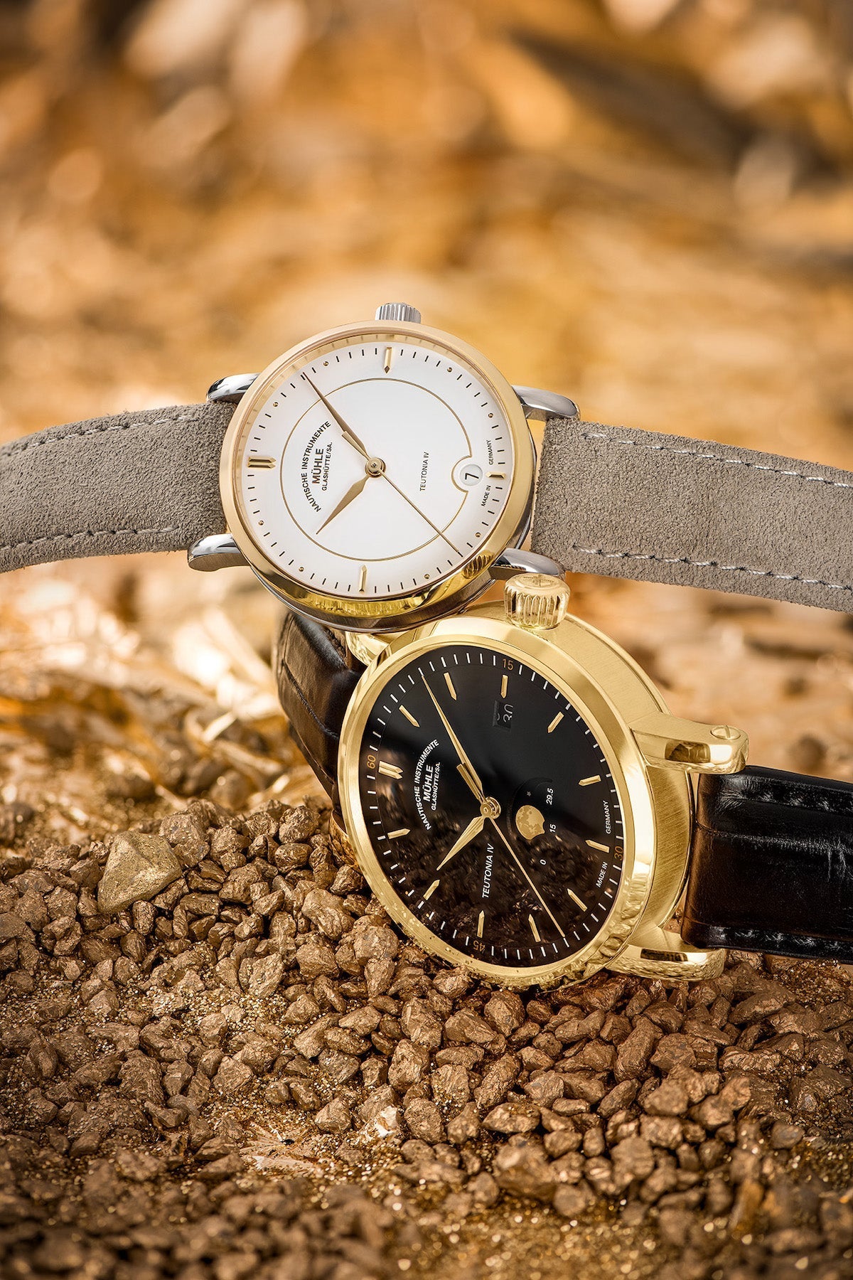 Muhle Glashutte Teutonia IV Moonphase Gold Limited Edition M1-44-03-750-LB Image 4
