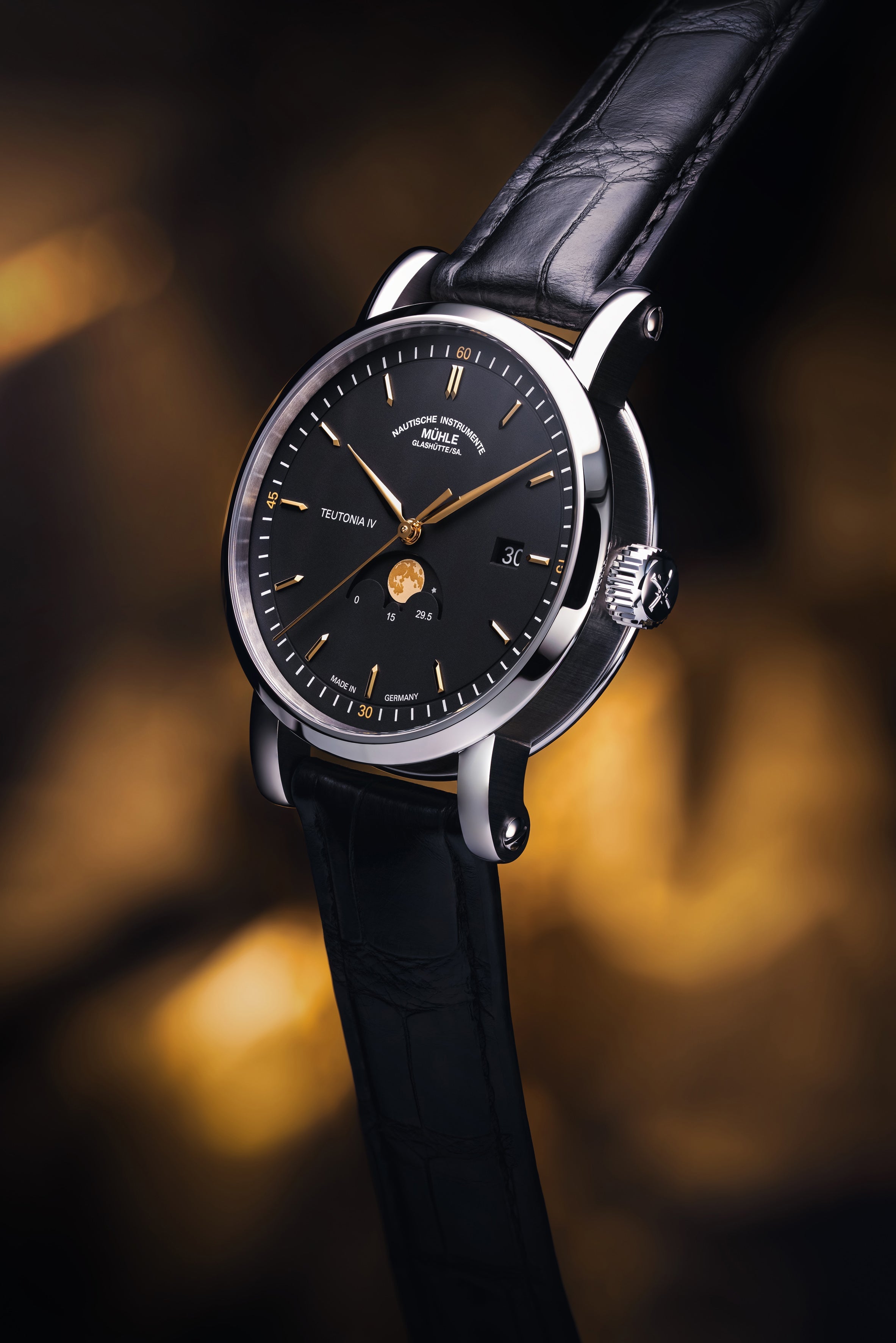 Muhle Glashutte Teutonia IV Moonphase M1-44-03-LB Image 2