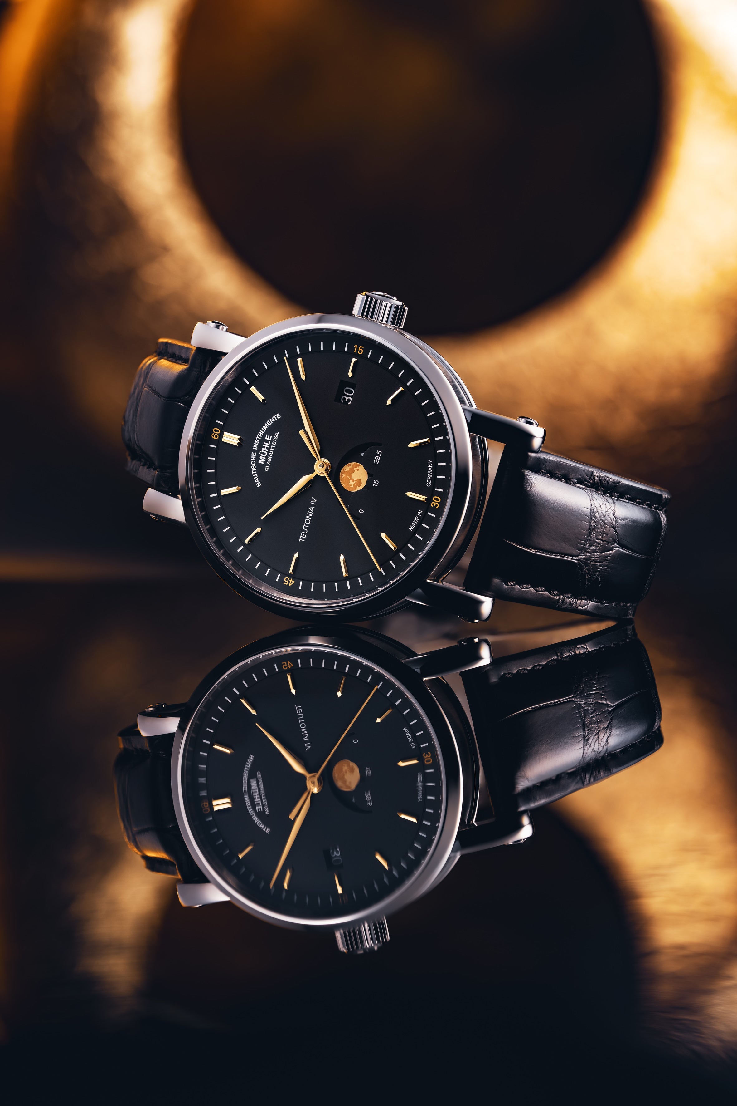 Muhle Glashutte Teutonia IV Moonphase M1-44-03-LB Image 3