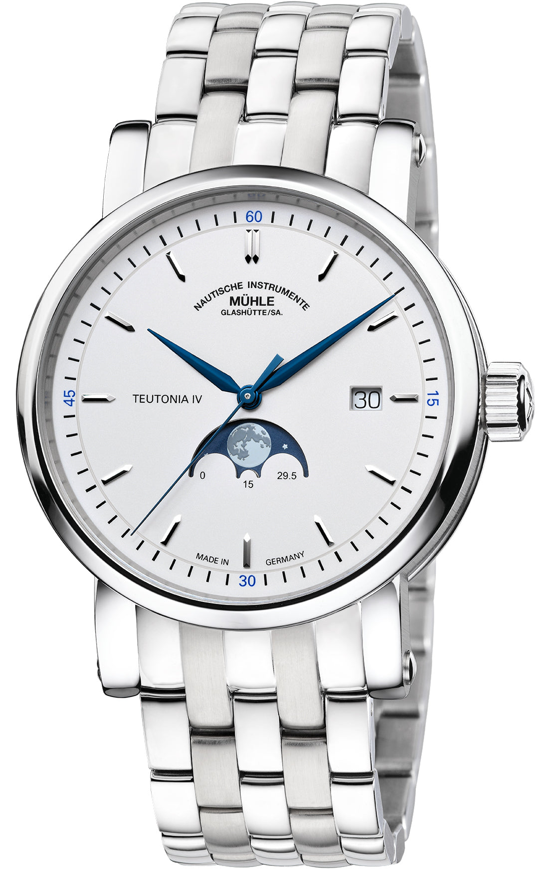 Muhle Glashutte Teutonia IV Moonphase Watch M1-44-05-MB Image 1