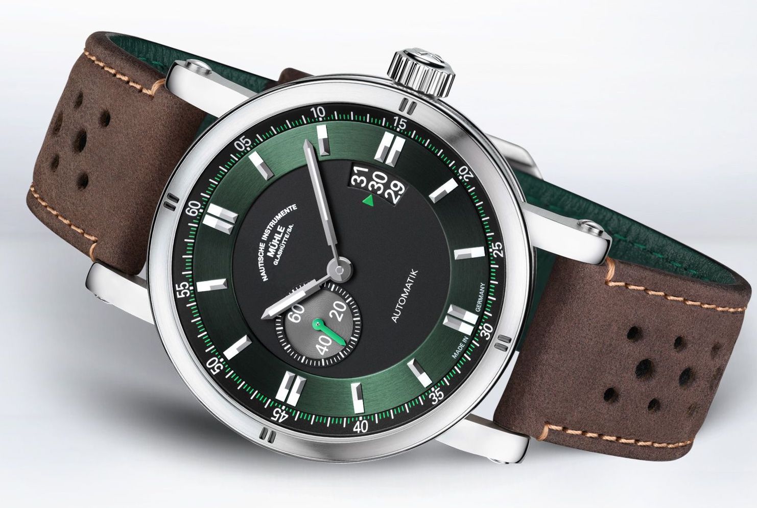 Muhle Glashutte Teutonia Sport II Racing Green Watch M1-29-74-LB-B Image 2