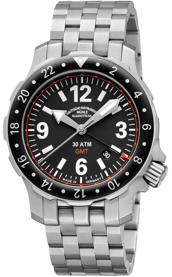 Muhle Glashutte Watch Marinus GMT M1-28-53-MB Image 1