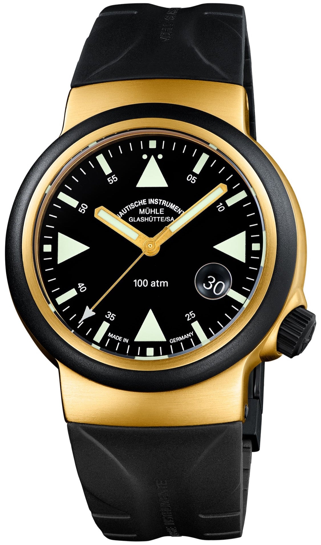 Muhle Glashutte Watch S.A.R. Rescue Timer Gold Special Edition M1-41-09-KB Image 1