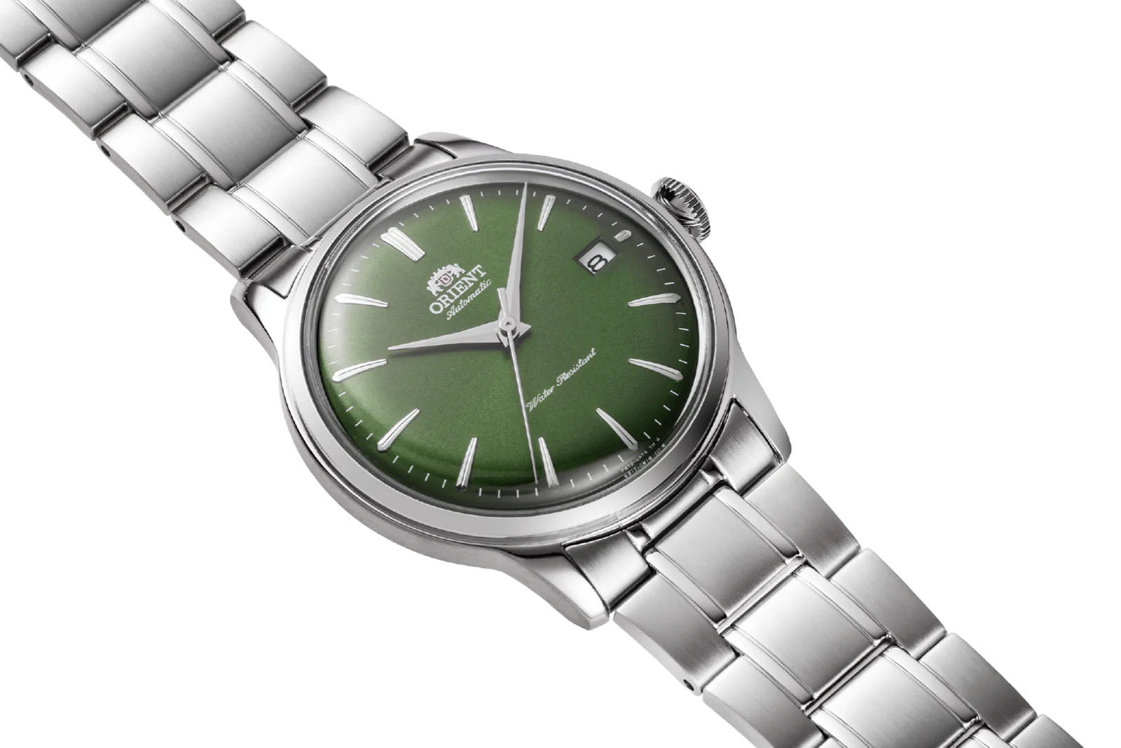 Orient Bambino 38mm Green Watch RA-AC0M09E30B Image 3