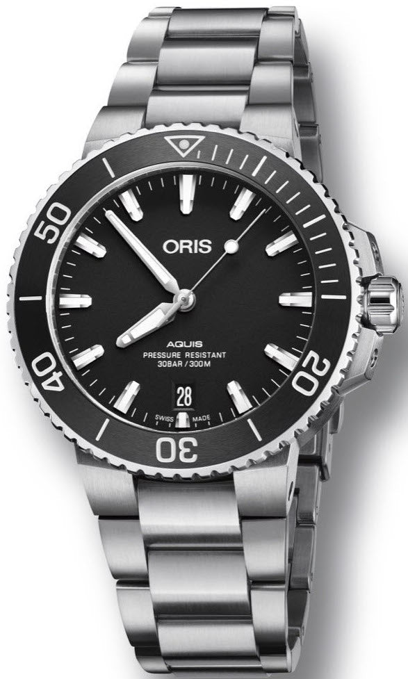 Oris Aquis Date Bracelet 01 733 7732 4124-07 8 21 05PEB Image 1