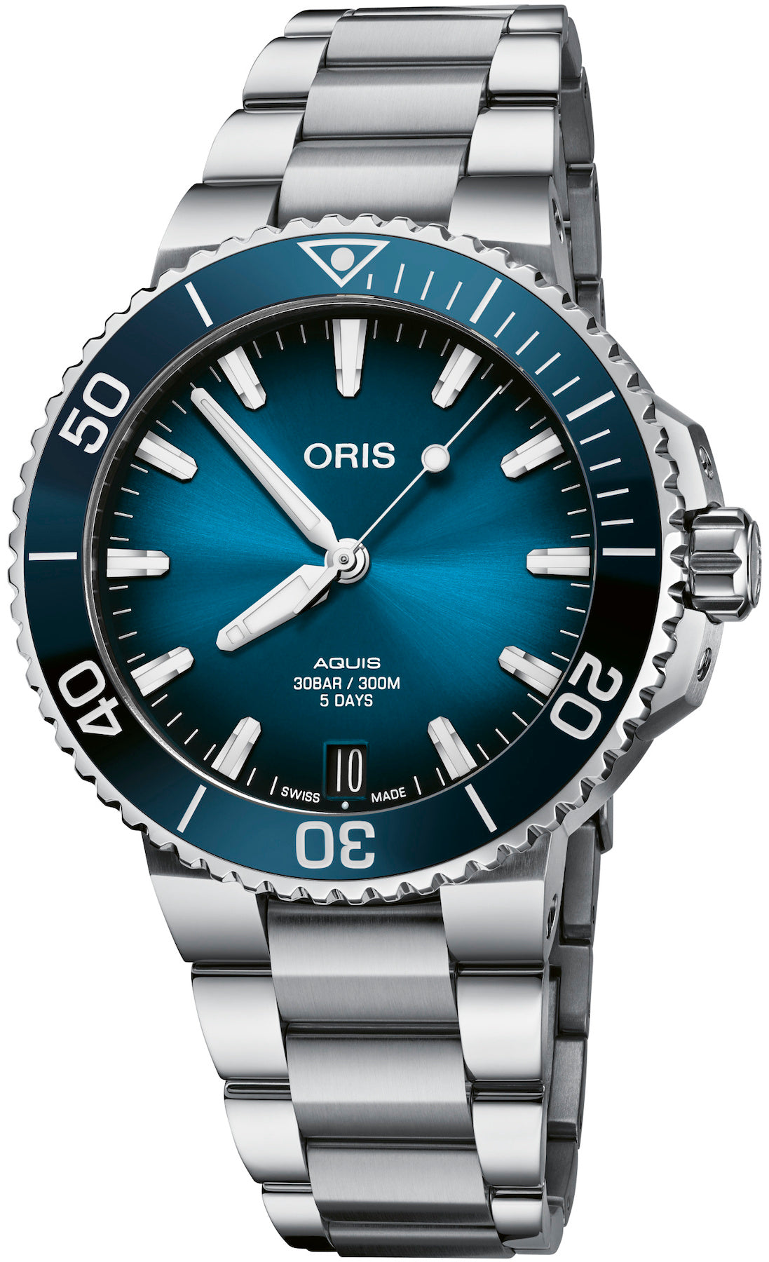 Oris Aquis Date Calibre 400 Blue Bracelet 01 400 7769 4135-07 8 22 09PEB Image 1