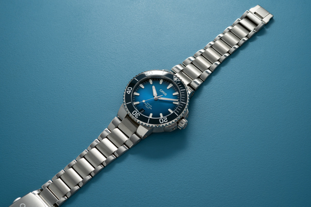 Oris Aquis Date Calibre 400 Blue Bracelet 01 400 7769 4135-07 8 22 09PEB Image 4