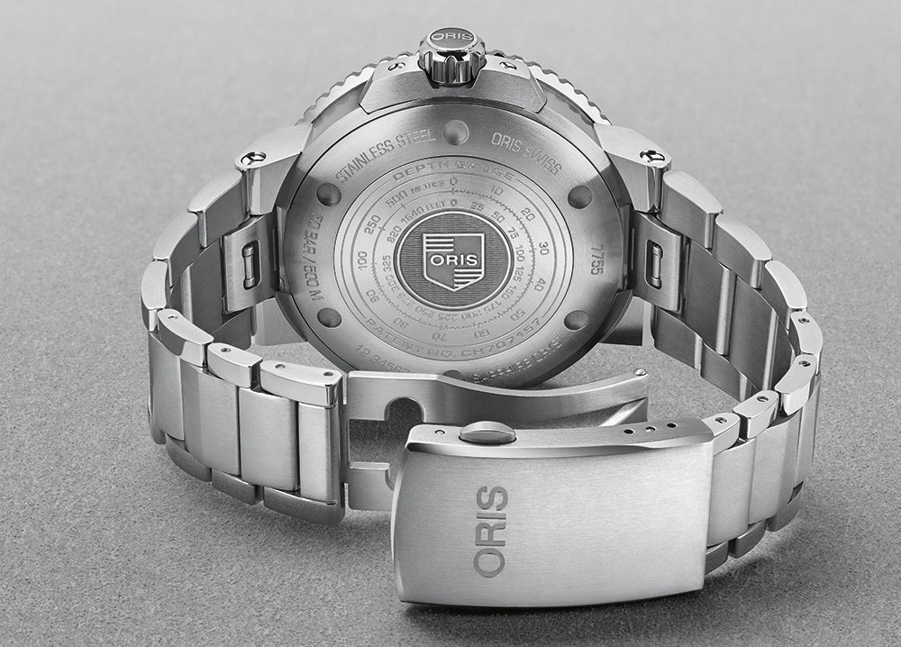Oris Aquis Depth Gauge Bracelet 01 733 7755 4154-Set MB Image 2