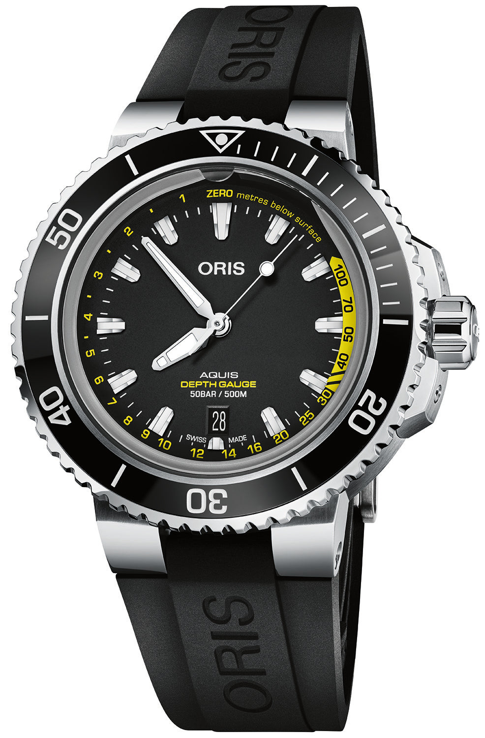 Oris Aquis Depth Gauge Rubber 01 733 7755 4154-Set RS Image 1