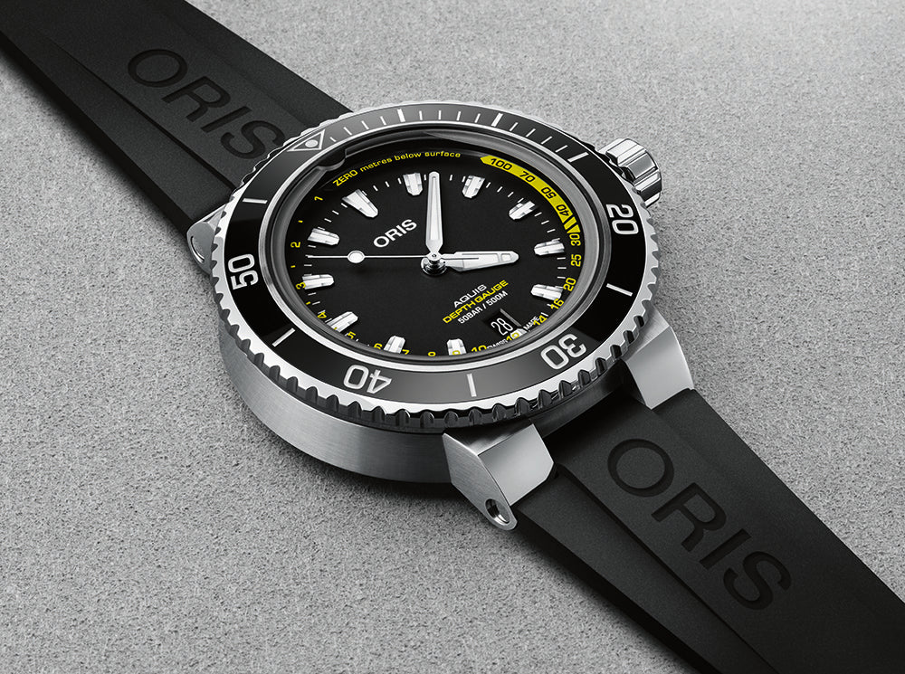Oris Aquis Depth Gauge Rubber 01 733 7755 4154-Set RS Image 3