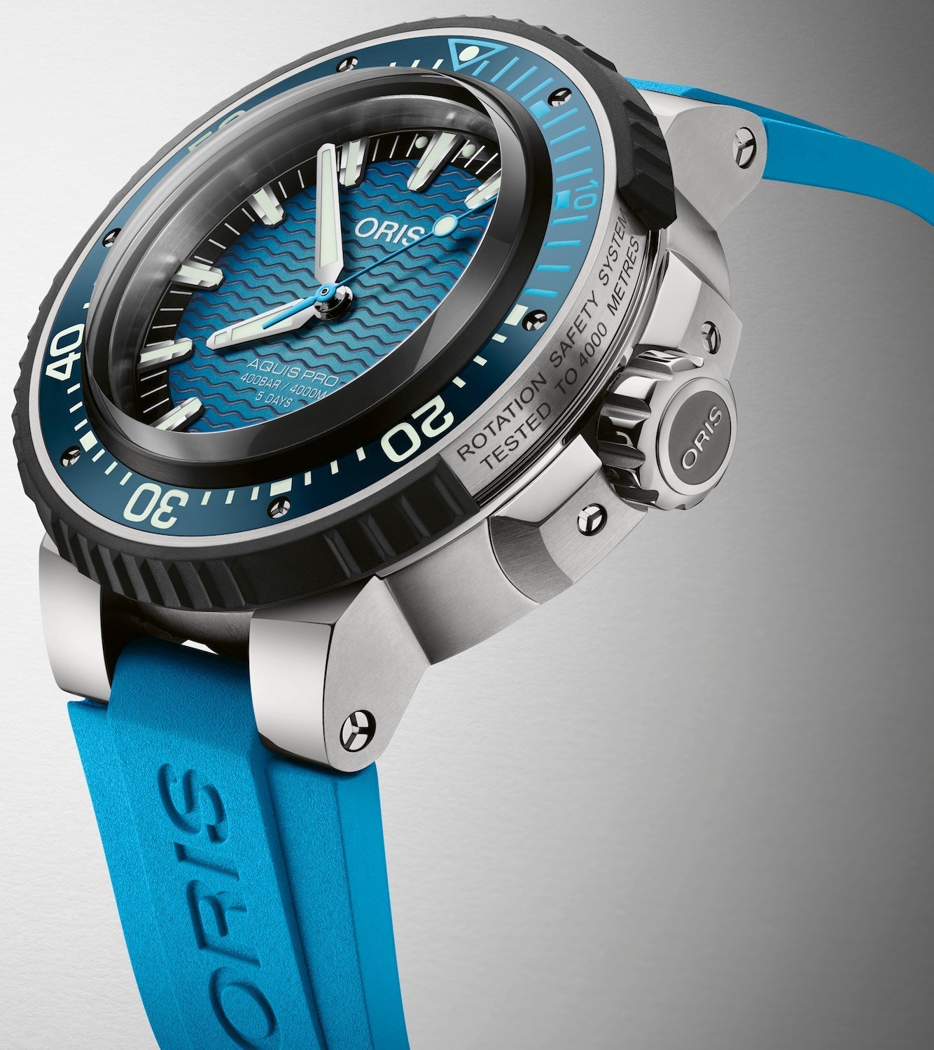 Oris AquisPro 4000m Calibre 400 Watch 01 400 7777 7155-Set Image 3
