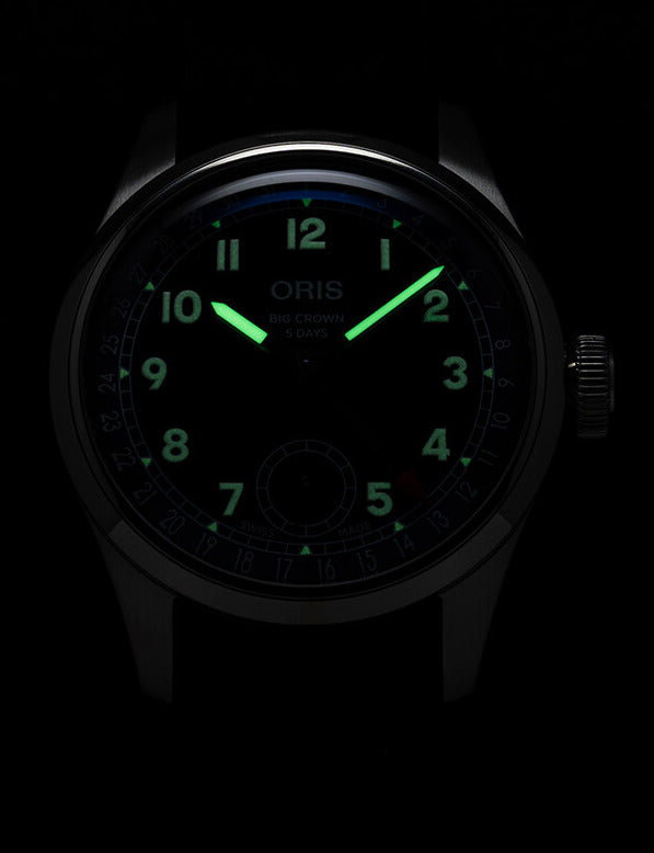 Oris Big Crown Pointer Date Calibre 403 Leather Watch 01 403 7776 4065-07 5 19 11 Image 6