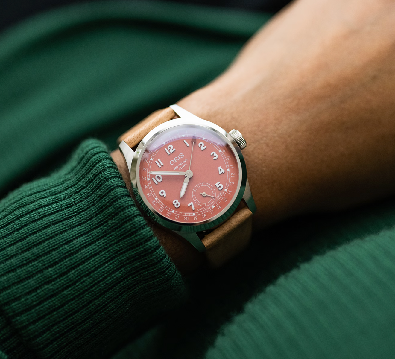 Oris Big Crown Pointer Date Calibre 403 Terracotta Watch ORS-1849 Image 5