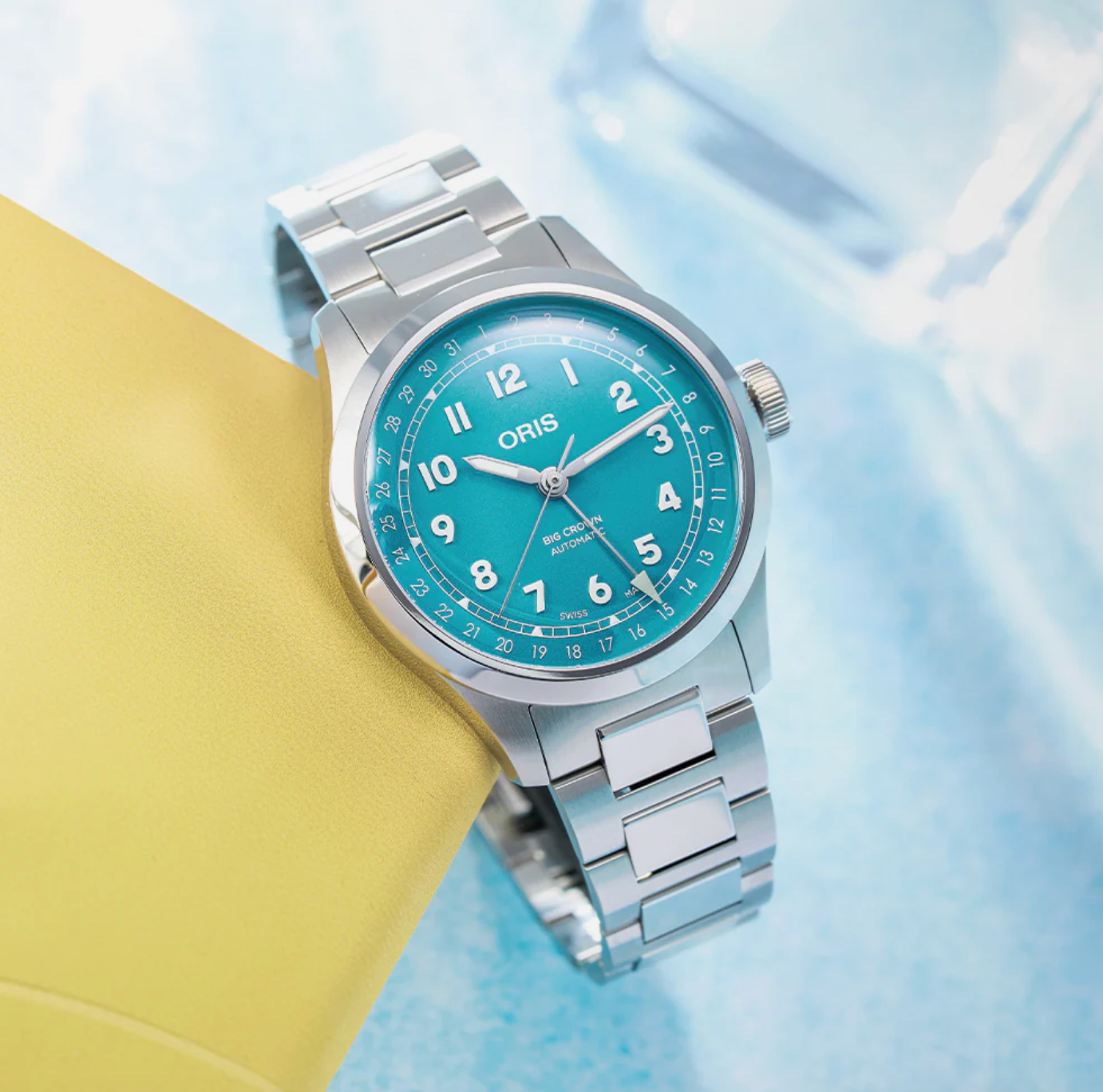 Oris Big Crown Pointer Date Turquoise Watch ORS-1844 Image 3